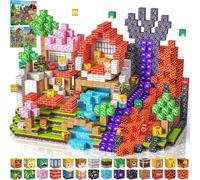 Construction Magnetique Enfant 100 pièces 2CM Magnetic Blocks 3+ Jeux Aimants, Bloc de Cube Magnétique de pour Garçon et Fille, Jouet Créatif Montessori pour Enfants 3 4 5 6 7 8 9 10 11 12 Ans Jeu