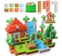 Construction Magnetique Enfant 147 Pièces, Cubes de Jeu Magnétiques pour Enfants, Blocs de Constructions Aimantés, Cadeau pour Garçon et Fille, jeu de Construction pour Enfants 3 4 5 6 7 8 9 10 Ans