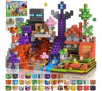 Construction Magnetique Enfant 150 pièces 2CM Magnetic Blocks 3+ Jeux Aimants, Bloc de Cube Magnétique de pour Garçon et Fille, Jouet Créatif Montessori pour Enfants 3 4 5 6 7 8 9 10 11 12 Ans Jeu