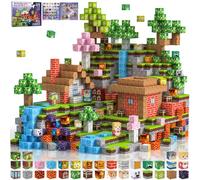Construction Magnetique Enfant 220 pièces 2CM Magnetic Blocks 3+ Jeux Aimants, Bloc de Cube Magnétique de pour Garçon et Fille, Jouet Créatif Montessori pour Enfants 3 4 5 6 7 8 9 10 11 12 Ans Jeu