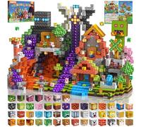 Construction Magnetique Enfant 330 pièces 2CM Magnetic Blocks 3+ Jeux Aimants, Bloc de Cube Magnétique de pour Garçon et Fille, Jouet Créatif Montessori pour Enfants 3 4 5 6 7 8 9 10 11 12 Ans Jeu