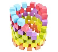 Construction Magnetique Enfant Cube Magnétique Jeux de Construction 112PCS