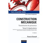 Construction mécanique - Tome 2