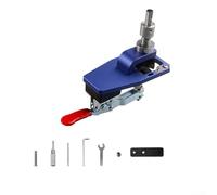 Construction robuste en alliage d'aluminium dans le kit d'outils de perçage de charnière cachée de 35 mm (bleu)