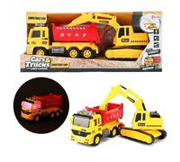 Voitures & Camions Voitures &Amp ; Camions Benne avec Excavateur Lumière &Amp ; Son