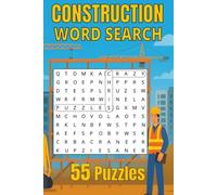 Construction Word Search Puzzle Book: 55 Easy to Read Word Search Puzzles about Construction, Builders & more | 6x9 inches, 110 Pages | Perfect for Long Journeys, Free Time or as a Gift