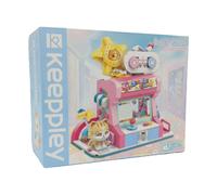 Constructions Enfants Blocs Keeppley Chat Orange Salle De Jeu K28019