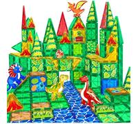 Constructions Magnétiques - ZIG-ZAG TERRITOIRES - Jurassic World - 4 Dinosaures - 3 Ans et Plus - Mixte