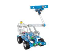 Constructor Atlas - Jeu de Construction Métallique - 211 Pièces - Camion nacelle à Assembler - Coffret STEM dès 8 Ans