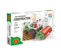 Constructor Bison - Jeu de Construction Métallique 348 Pièces - Moissonneuse à Monter pour Enfants dès 8 Ans
