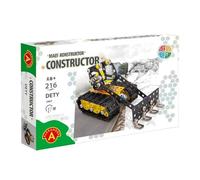 Constructor Dety - Jeu de Construction Métallique 216 Pièces - Bulldozer à Monter pour Enfants dès 8 Ans