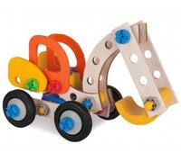 Constructor Excavator - Jeu de construction en bois 90 pièces