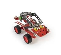 Constructor Explorer - Jeu de Construction Métallique 142 Pièces - Voiture à Monter pour Enfants dès 8 Ans