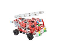 Constructor Fire Engine - Jeu de Construction Métallique - 314 Pièces - Camion de Pompiers à Assembler - Coffret STEM dès 8 Ans