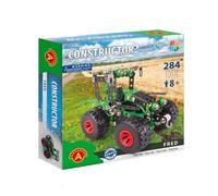 Constructor Fred - Jeu de Construction Métallique 284 Pièces - Tracteur à Monter pour Enfants dès 8 Ans