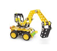 Constructor Hulk - Jeu de Construction Métallique - 189 Pièces - Pelleteuse à Bras Articulé - Coffret Expert dès 8 Ans