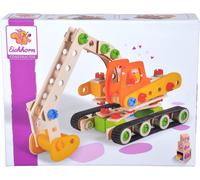 Constructor Pelle À Chenilles En Bois Polyvalente, 170 Composants, 4 Structures Différentes, 100% Bois De Hêtre Certifié Fsc, Fabriqué En Allemagne, Pour Les Enfants À Partir De 6 Ans.