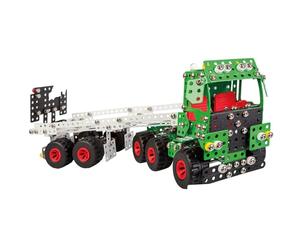 Constructor Pro Super Truck - Jeu de Construction Métallique - 867 Pièces - Camion Géant 10 en 1 à Assembler - Coffret Expert dès 8 Ans