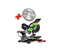 Scie onglets radiale 1800w-210mm double inclinaiso