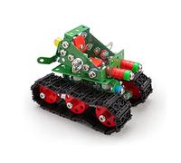 Constructor Tanky - Jeu de Construction Métallique - 219 Pièces - Véhicule à chenilles à Assembler - Coffret STEM dès 8 Ans