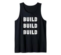 Construire Construire Construire Une Attitude Positive Débardeur
