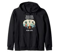 Construire des Souvenirs pour la Vie Camping en Plein air Sweat à Capuche