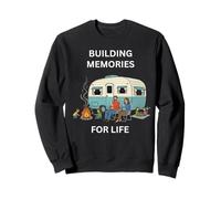 Construire des Souvenirs pour la Vie Camping en Plein air Sweatshirt