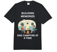 Construire des Souvenirs Un feu de Camp à la Fois Comfort Colors Adult Heavyweight T-Shirt
