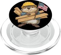 Construire Un Castor avec ce Look Patriotique Bricoleur PopSockets PopGrip pour MagSafe