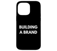 Construire Une Marque Bold Minimal Creator Typographie Coque pour iPhone 14 Pro Max