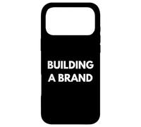 Construire Une Marque Bold Minimal Creator Typographie Coque pour iPhone 17 Pro Max