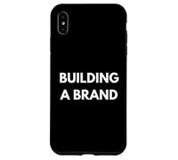 Construire Une Marque Bold Minimal Creator Typographie Coque pour iPhone XS Max