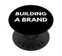 Construire Une Marque Bold Minimal Creator Typographie PopSockets PopGrip Adhésif