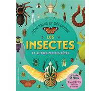 Construis et découvre les insectes et autres petites bêtes - - Collectif - Gallimard jeunesse - Document jeunesse