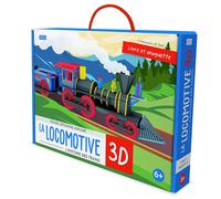 Construis la locomotive 3d bleu TU