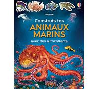 Construis tes animaux marins avec des autocollants - Simon Tudhope - Usborne - broché - Document jeunesse