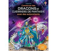 Construis tes dragons et guerriers de fantasie avec des autocollants - Volume combiné