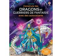 Construis tes dragons et guerriers de fantasie avec des autocollants - Volume combiné - Simon Tudhope - Usborne - broché - Document jeunesse
