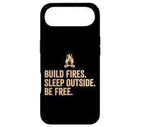 Construisez des Feux dormez Dehors Soyez Libre en Plein air Randonnée Camping Coque pour iPhone Air