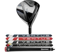 Construisez un bois de parcours personnalisé TaylorMade Qi10 (bleu Ventus, #5, rigide, droite)