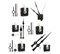 Construisez une horloge murale silencieuse unique en acrylique avec mécanique à quartz de précision et aiguilles métalliques élégantes (D)