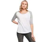 Construisez Votre Marque Femmes T-Shirt Raglan 3/4 Contrasté 2 Tons