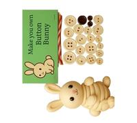 Construisez votre propre ensemble de boutons de décoration d'animaux avec une ficelle robuste et colorée pour tous les âges. Projet d'art animal unique