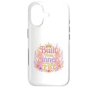 Construit à partir d'une Typographie Florale de Couronne de feu intérieure Coque pour iPhone 17