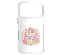Construit à partir d'une Typographie Florale de Couronne de feu intérieure Coque pour iPhone 17 Pro