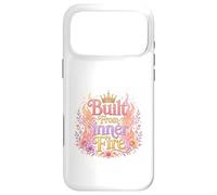 Construit à partir d'une Typographie Florale de Couronne de feu intérieure Coque pour iPhone 17 Pro Max
