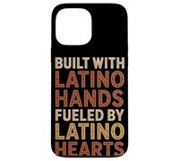 Construit avec des Mains Latino-américaines Mois du Patrimoine hispan Coque pour iPhone 13 Pro Max