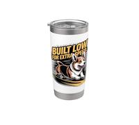 Construit bas pour plus de vitesse - Cardigan Welsh Corgi rapide Gobelet isotherme en acier inoxydable double paroi