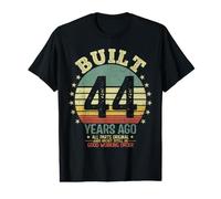 Construit il y a 44 Ans Toutes Les pièces Original Funny 44th Birthday T-Shirt Graphique avec Valeur