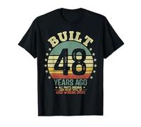 Construit il y a 48 Ans, Toutes Les pièces sont Originales et Amusantes pour Le 48e Anniversaire T-Shirt